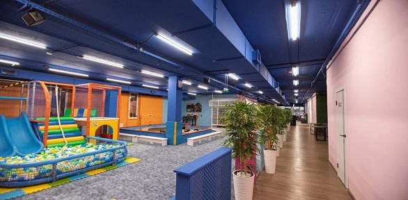 Посещение детской игровой комнаты в детском клубе «Пломбир»