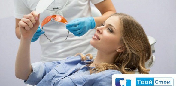 Установка коронки или протезирование зубов в клинике Tvoi Stom