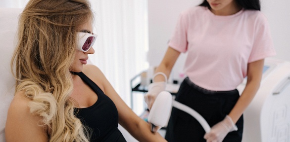 Эпиляция лазером в центре красоты Mokko за полцены