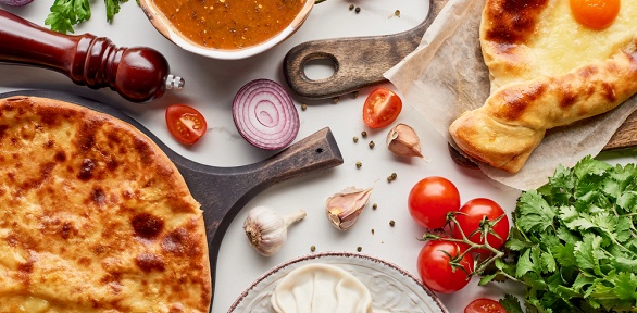 Ужин в ресторане грузинской кухни на Родионова «Барбамбия Тамада»