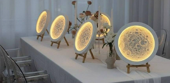 Мастер-класс по созданию текстурного панно «Луна» от Магнитской Дарьи