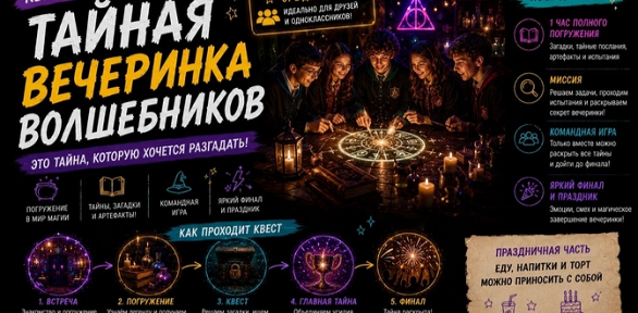 Участие в сказочном квесте от студии «Квестория»