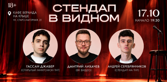 Билет на стендап-концерт в Видном