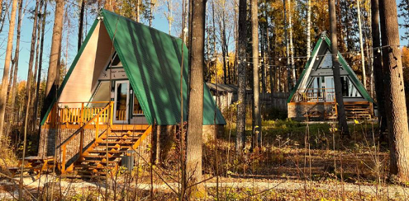 Отдых в таунхаусе, коттедже или домике в туристической деревне «Поляна»
