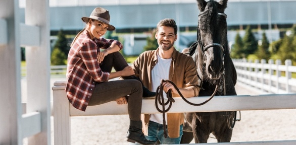 <b>Скидка до 71%.</b> Прогулка на лошадях в конном клубе «Усадьба Марфино»