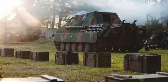 Поездка на танке ПТ-САУ Jagdpanther с экскурсией от клуба «Резерв»