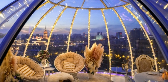 Романтическое свидание на крыше в центре Москвы от компании One Love