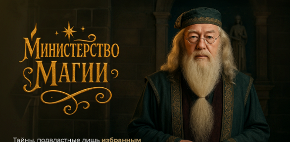 Участие в семейном квесте «Министерство магии» от студии «Семейные квесты»
