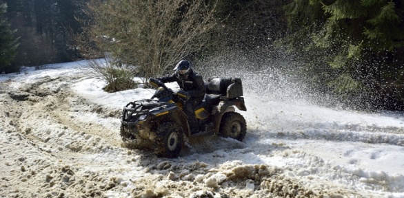 Заезд на квадроцикле по маршруту от компании Kvadrmoto