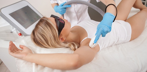 Сеансы лазерной эпиляции лица и тела в клинике Naked Skin