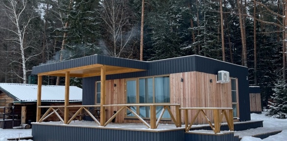 Новогодний уикенд для четверых в глэмпинге «Шестое чувство»