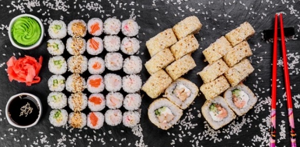 Суши-сеты, комбонаборы от компании Sushi-XL за полцены