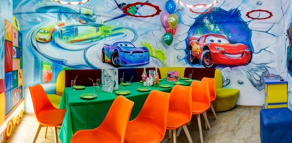 Праздник в банкетной комнате в ТРЦ «Щелковский» в парке Joki Joya