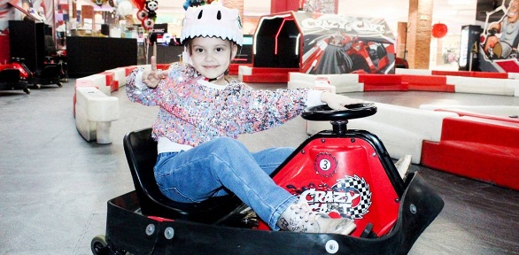 2 или 3 заезда на дрифт-карте в картинг-центре Crazy Cart