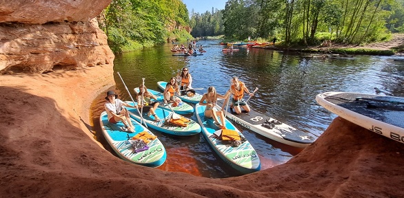 Прогулка на SUP-серфе от компании SUPgoSPB