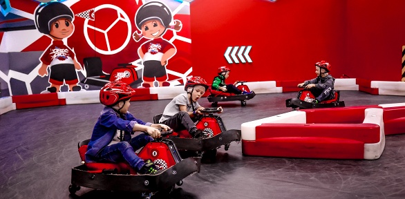 Заезд на дрифт-карте в парке развлечений Drift Team