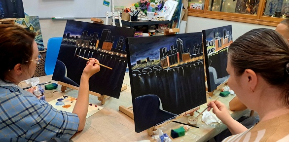 Мастер-классы по рисованию, арт-свидания в студии «Моя душа»
