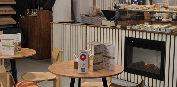 Меню и напитки в гастрономе-пекарне «Мамин базар»