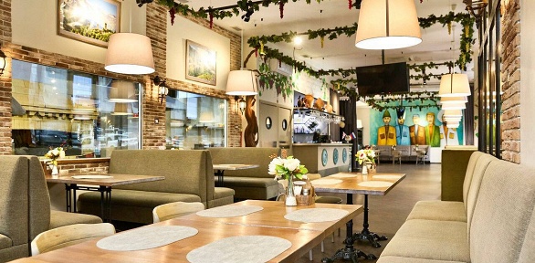 Всё меню кухни и напитки в ресторане «Багратиони»