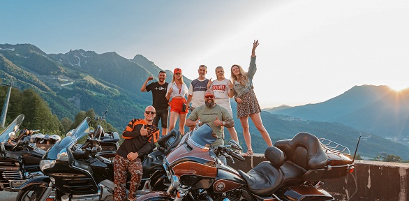 Мотопрогулка «Красная Поляна — Роза Плато 1170 м» от Bike Tour Sochi