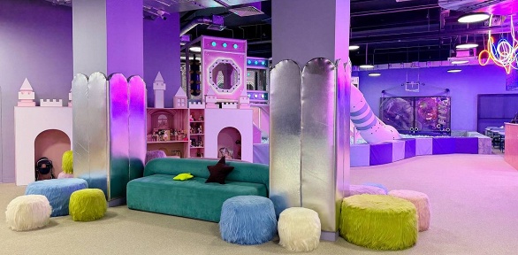 Посещение в ТЦ «Сити центр» детской игровой комнаты «Популярные в Сити»