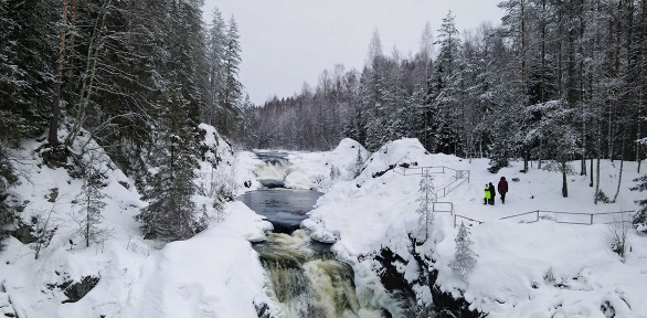 Тур на 2 дня «Снежное Сафари: Сокровища Карелии и Водопады Ладоги»