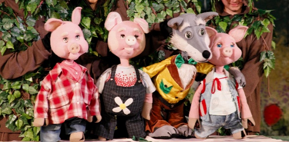 Билеты на спектакль «Три веселых поросенка» за полцены