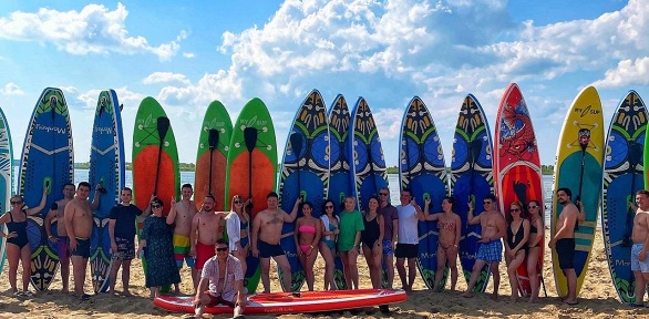 Прогулки на SUP-бордах от компании Sup Surf Kazan