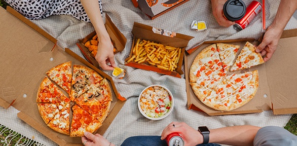 Всё меню в сети пиццерий «Додо пицца»